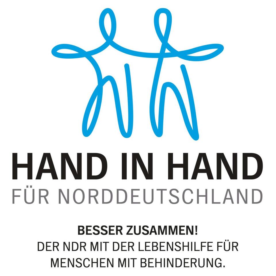 Hand in Hand für Norddeutschland
Der NDR mit der Lebenshilfe für Menschen mit Behinderung.